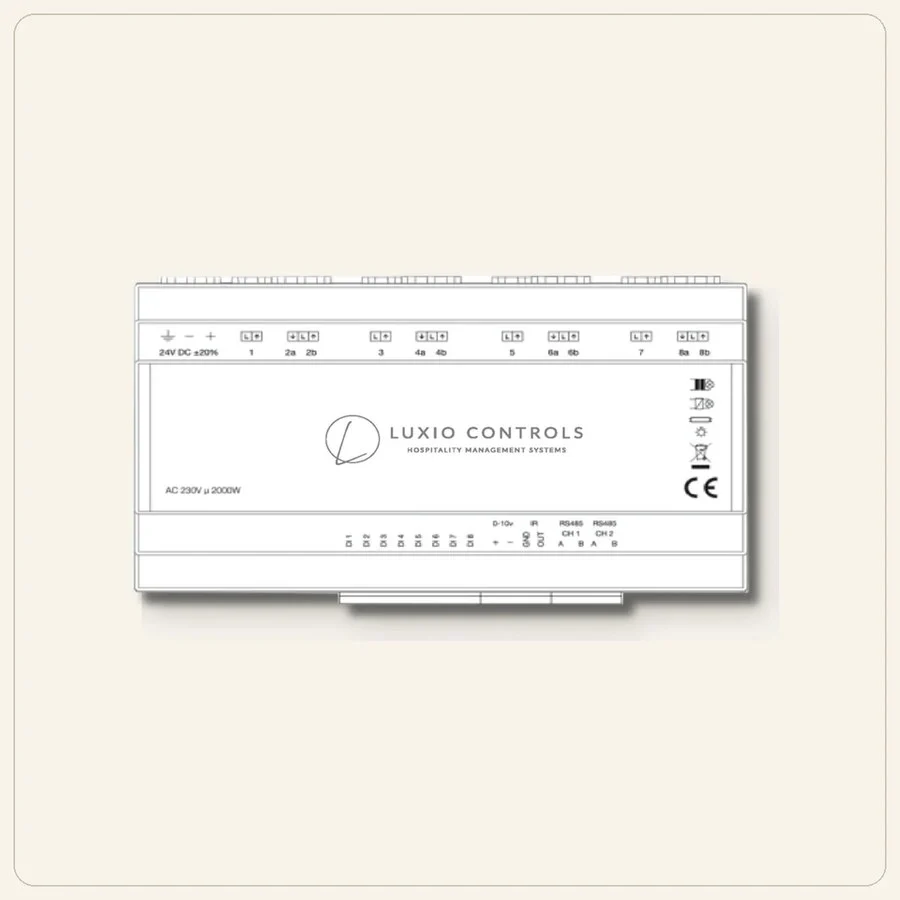 LX-MCR8-WIFI IP Room Controller