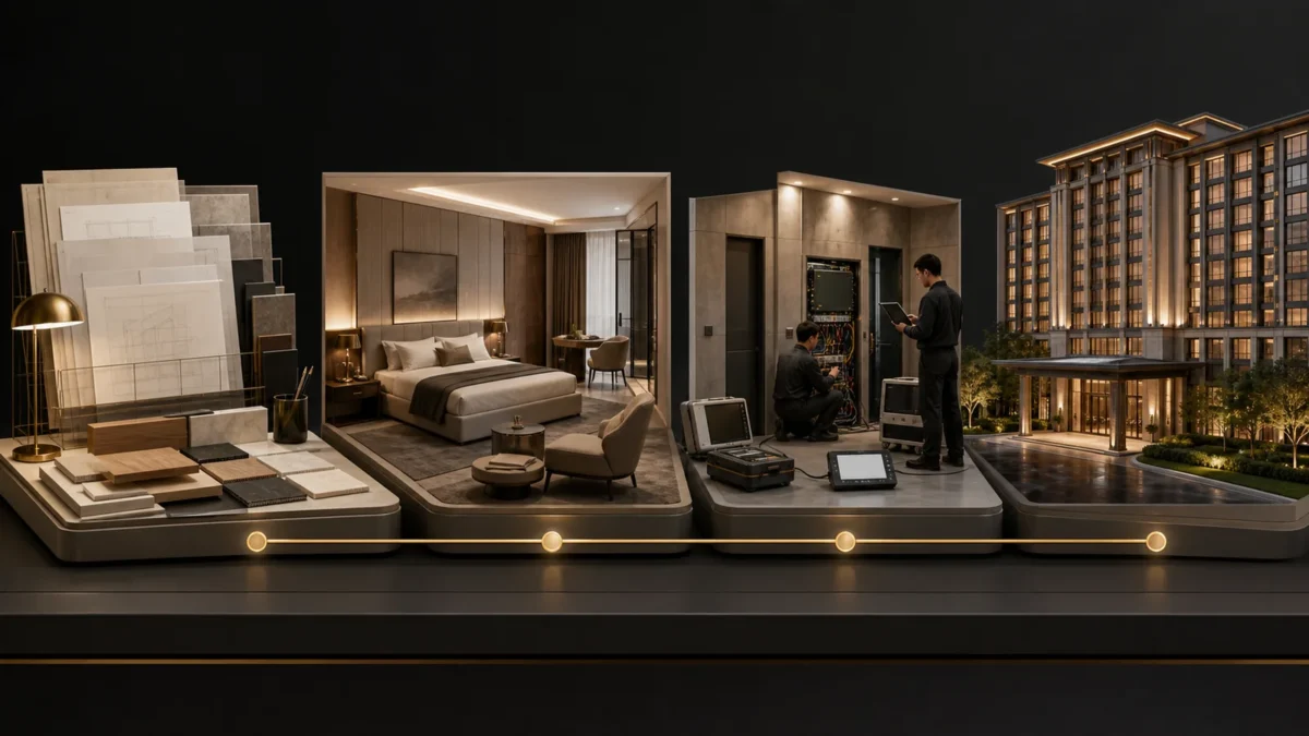 Luxio Controls new-development hospitality solution